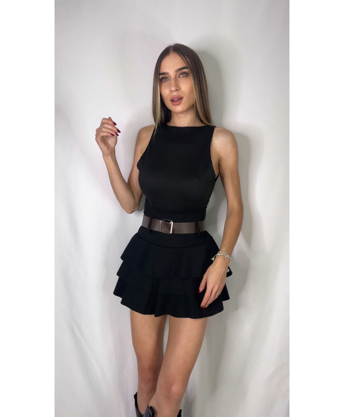 FALDA PANTALÓN PAOLA NEGRO