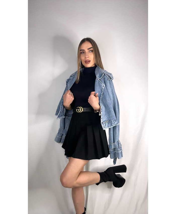 TRENCH CROP DENIM