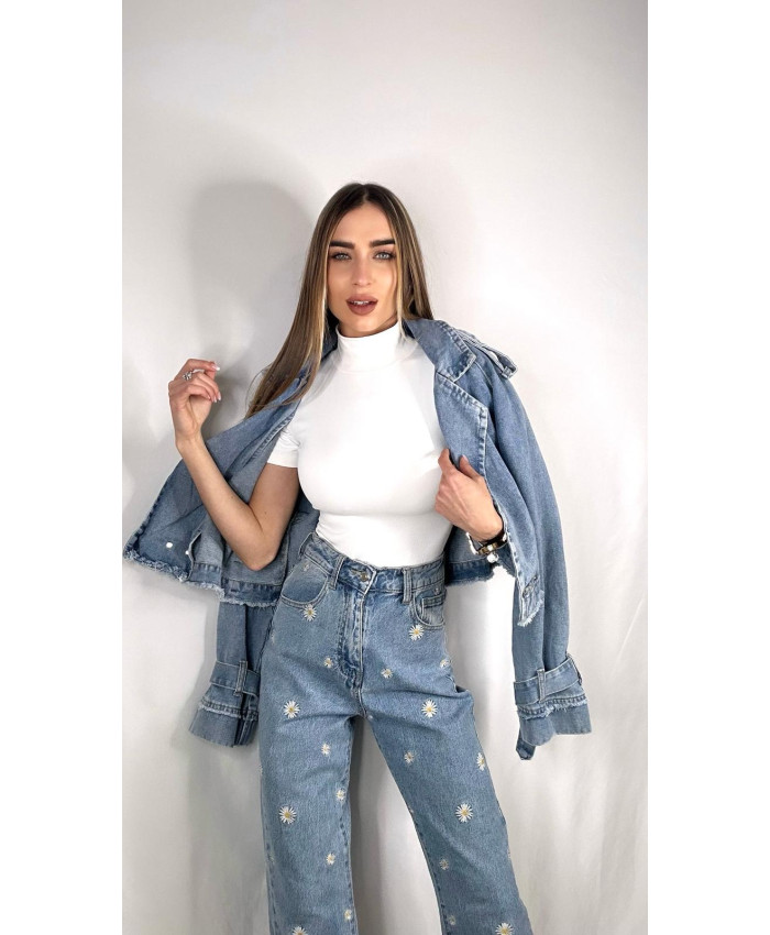 TRENCH CROP DENIM
