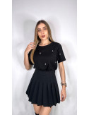 CAMISETA SOFÍA NEGRA