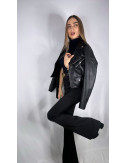 PANTALÓN CAMPANA RIZO NEGRO