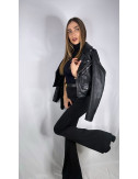 PANTALÓN CAMPANA RIZO NEGRO