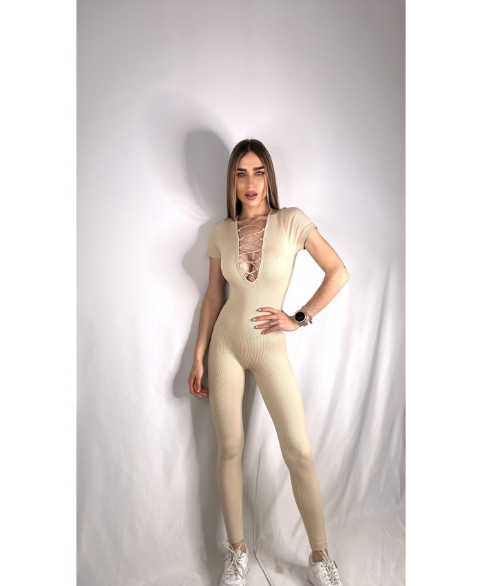 MONO REDUCTOR CUERDAS BEIGE