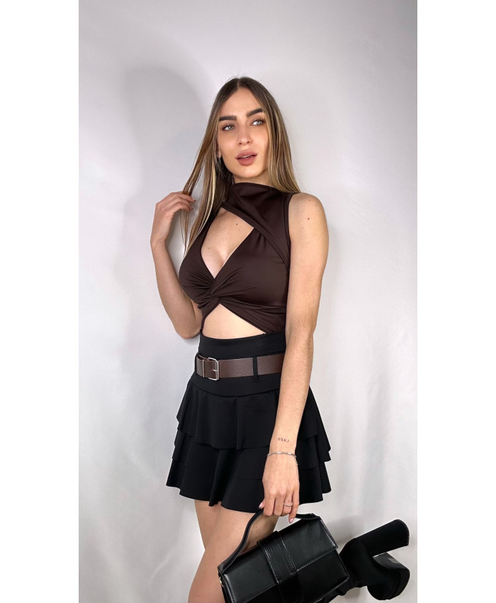 BODY LEISY MARRÓN