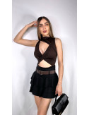 BODY LEISY MARRÓN