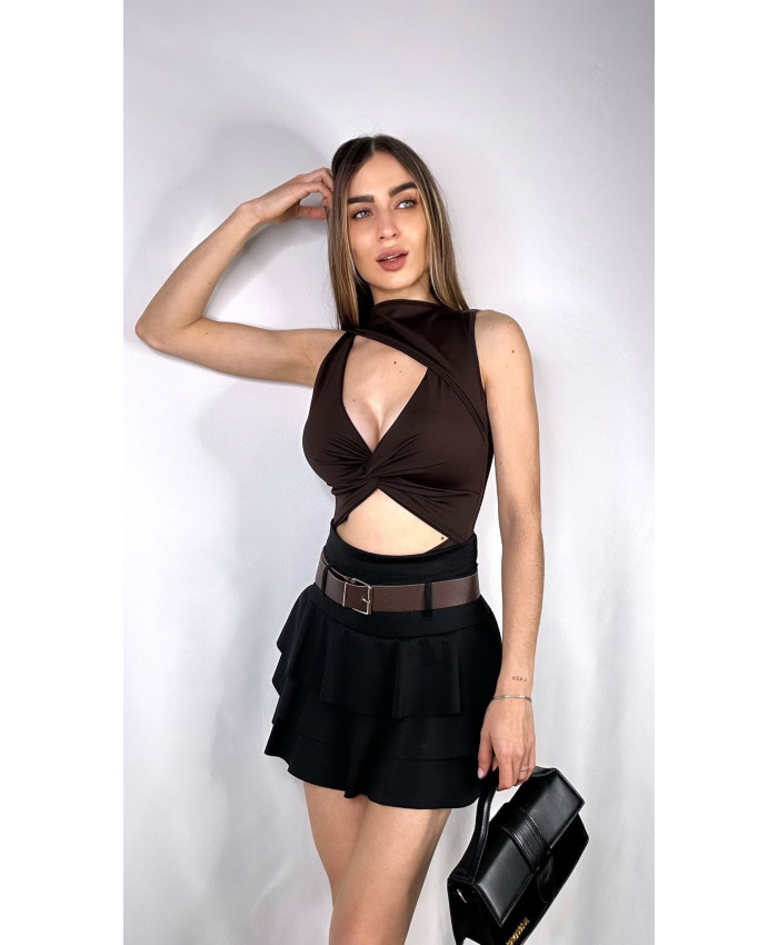 BODY LEISY MARRÓN