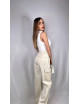 JEANS CARGO BEIGE