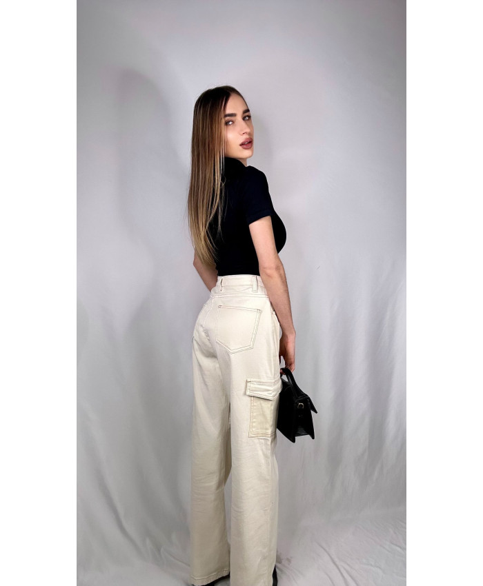 JEANS CARGO BEIGE