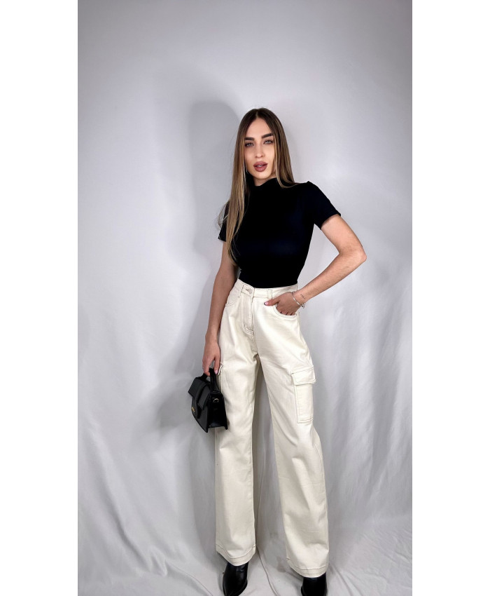 JEANS CARGO BEIGE