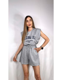 CONJUNTO LOS ANGELES GRIS