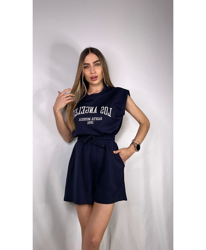 CONJUNTO LOS ANGELES AZUL MARINO