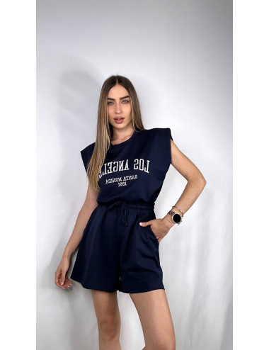 CONJUNTO LOS ANGELES AZUL MARINO