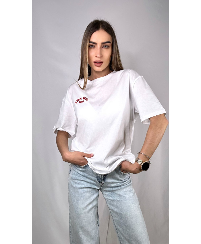 CAMISETA NY BLANCA