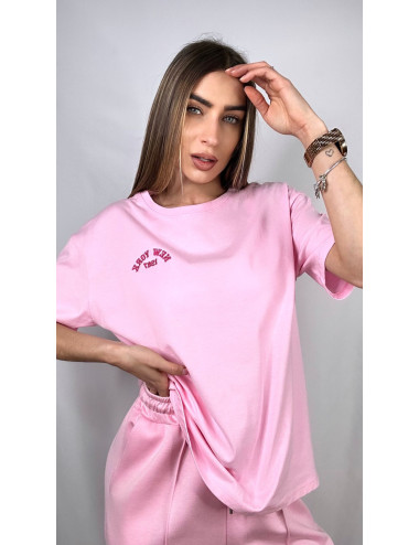 CAMISETA NY ROSA