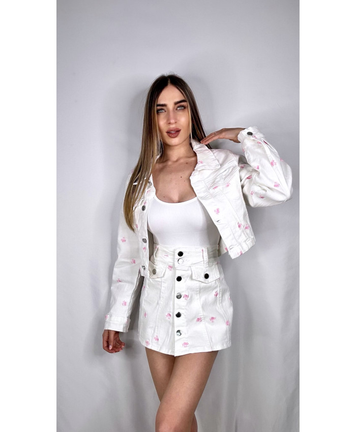 CONJUNTO LAZOS BORDADOS