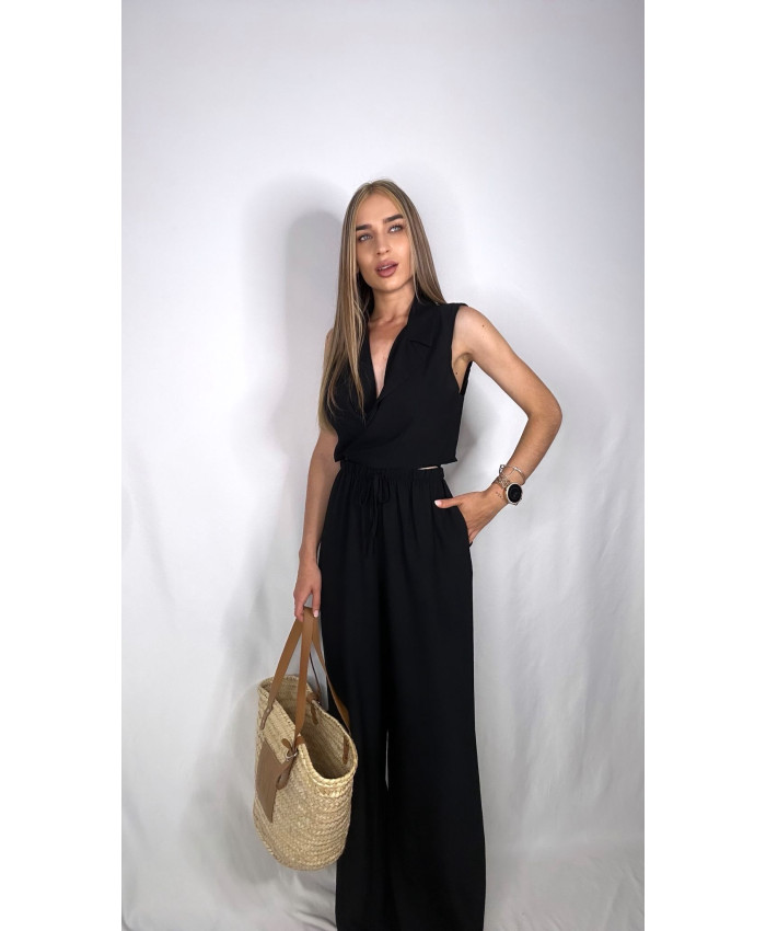 CONJUNTO LINO CUERDAS NEGRO
