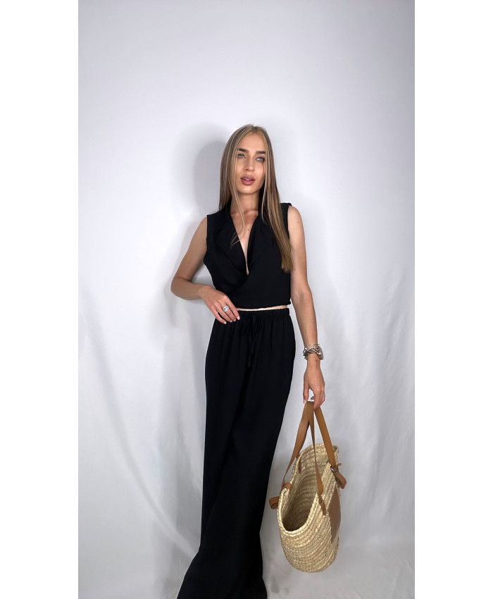 CONJUNTO LINO CUERDAS NEGRO