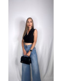 CONJUNTO LINO CUERDAS NEGRO