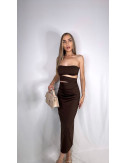VESTIDO SIARA MARRÓN