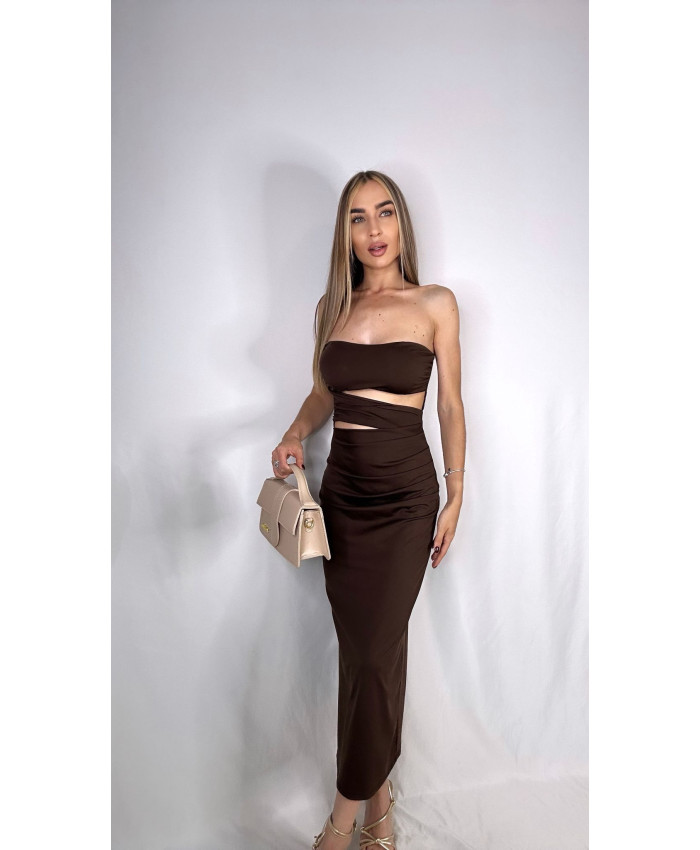 VESTIDO SIARA MARRÓN