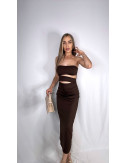 VESTIDO SIARA MARRÓN