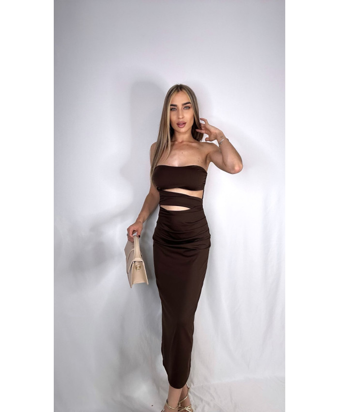 VESTIDO SIARA MARRÓN