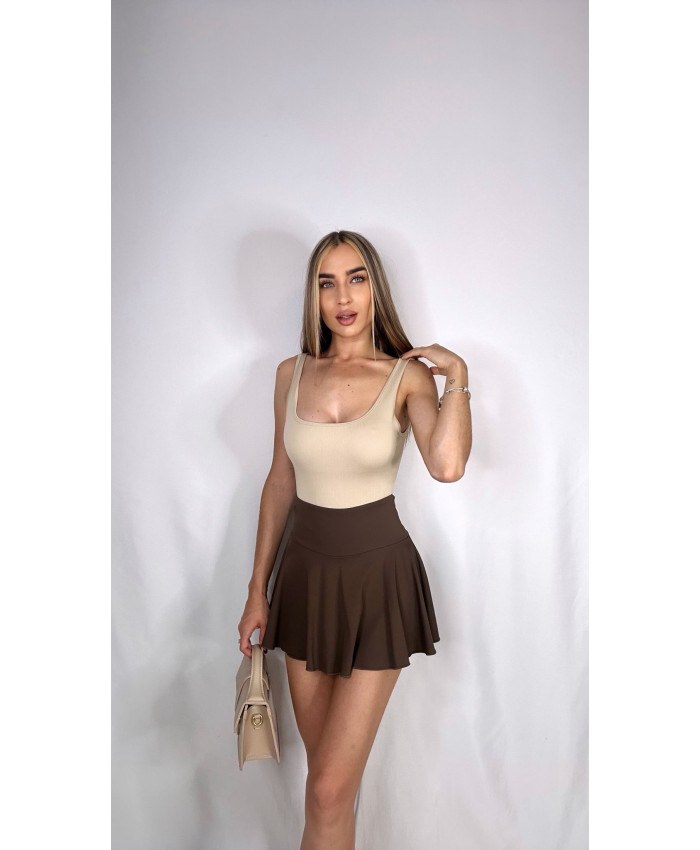 FALDA PANTALÓN CLOE MARRÓN