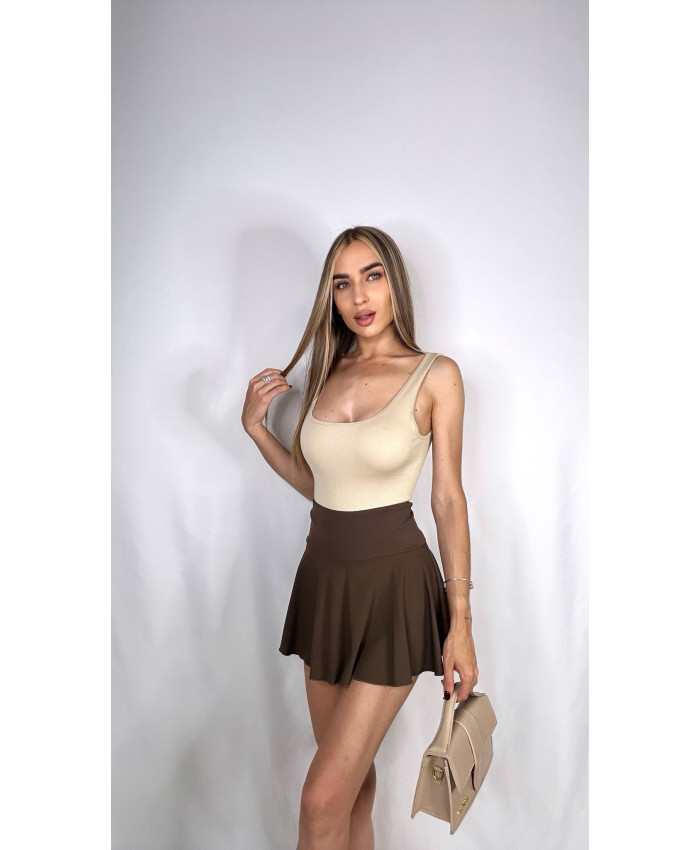 FALDA PANTALÓN CLOE MARRÓN