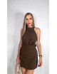 MONO HALTER MARRÓN