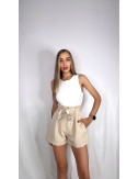 SHORT AITANA BEIGE