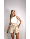 SHORT AITANA BEIGE