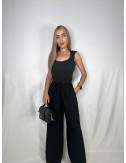 PANTALÓN FLUIDO LINO NEGRO