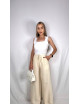 PANTALÓN FLUIDO LINO BEIGE