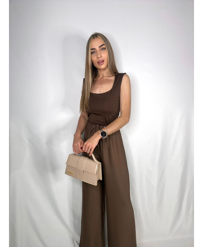 TOP BEVERLY MARRÓN