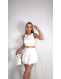 FALDA PANTALÓN CLOE BLANCA