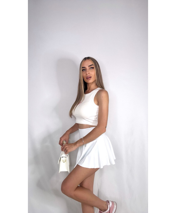 FALDA PANTALÓN CLOE BLANCA