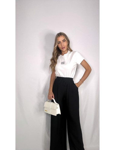 PANTALÓN PALMAR LINO NEGRO