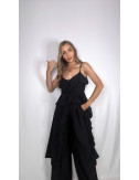 PANTALÓN PALMAR LINO NEGRO