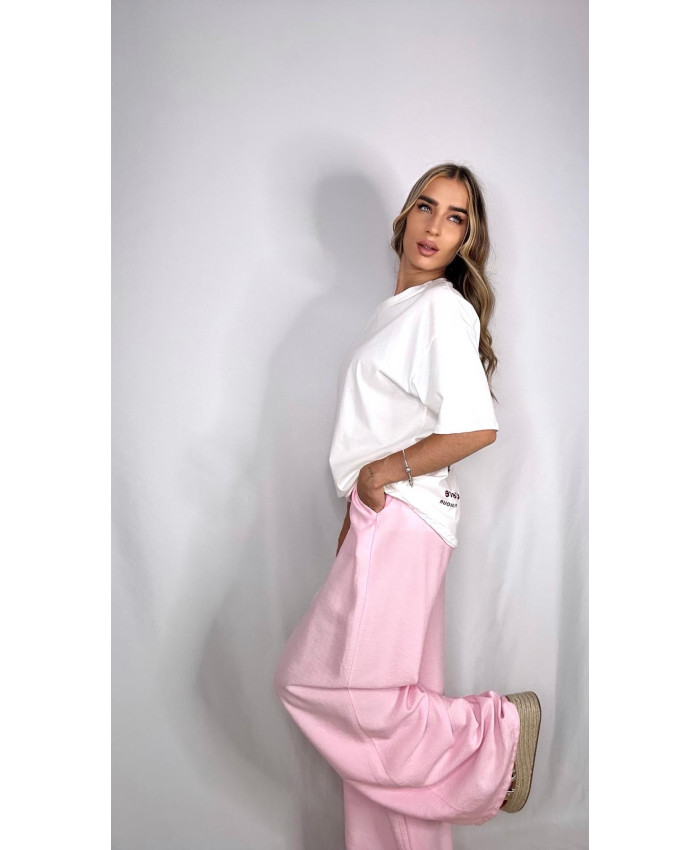 PANTALÓN PALMAR LINO ROSA
