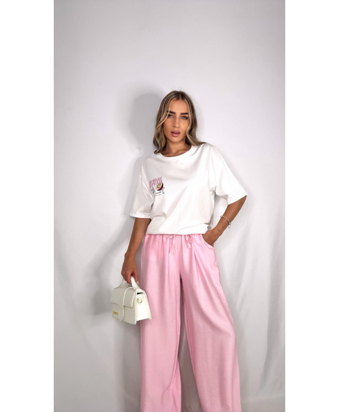 PANTALÓN PALMAR LINO ROSA