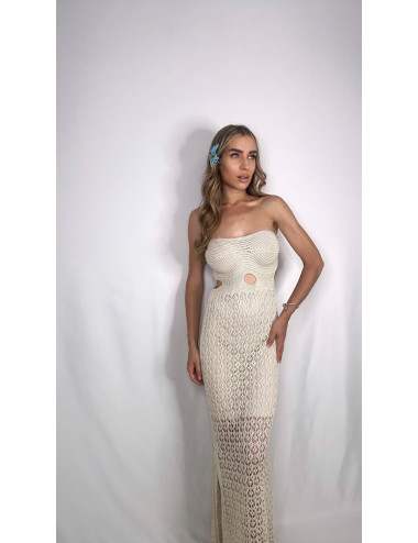 VESTIDO INDARA BEIGE