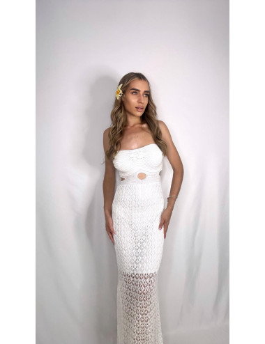 VESTIDO INDARA BLANCO