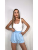 SHORT CINTURA BASIC AZUL BEBÉ