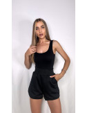 SHORT CINTURA BASIC NEGRO